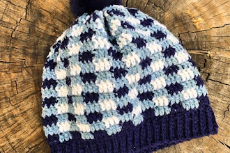 Crochet Plaid Hat or Scarf Workshop